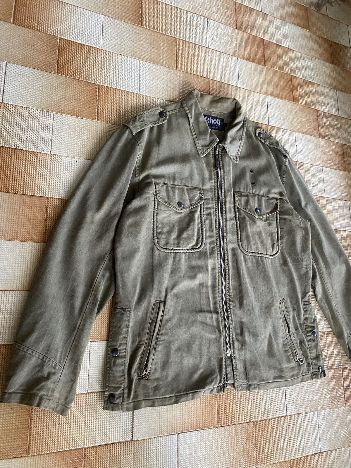 Schott × Vintage Vintage schott zipper jacket Size US L / EU 52-54 / 3 - 20 Thumbnail