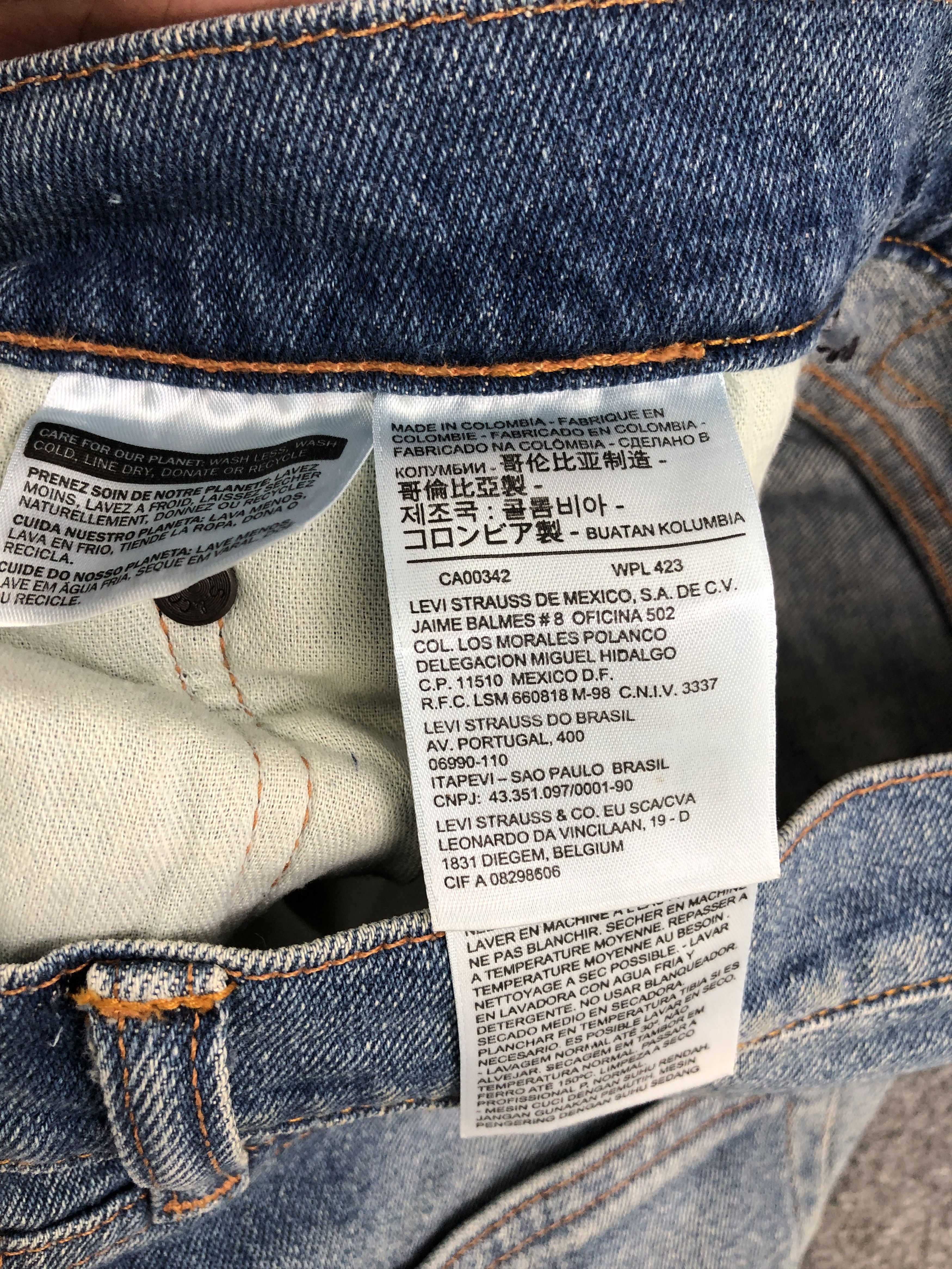 Levi's Vintage Levis 505 Faded Blue Jeans 29x28.5 S0016 Size US 29 - 6 Thumbnail