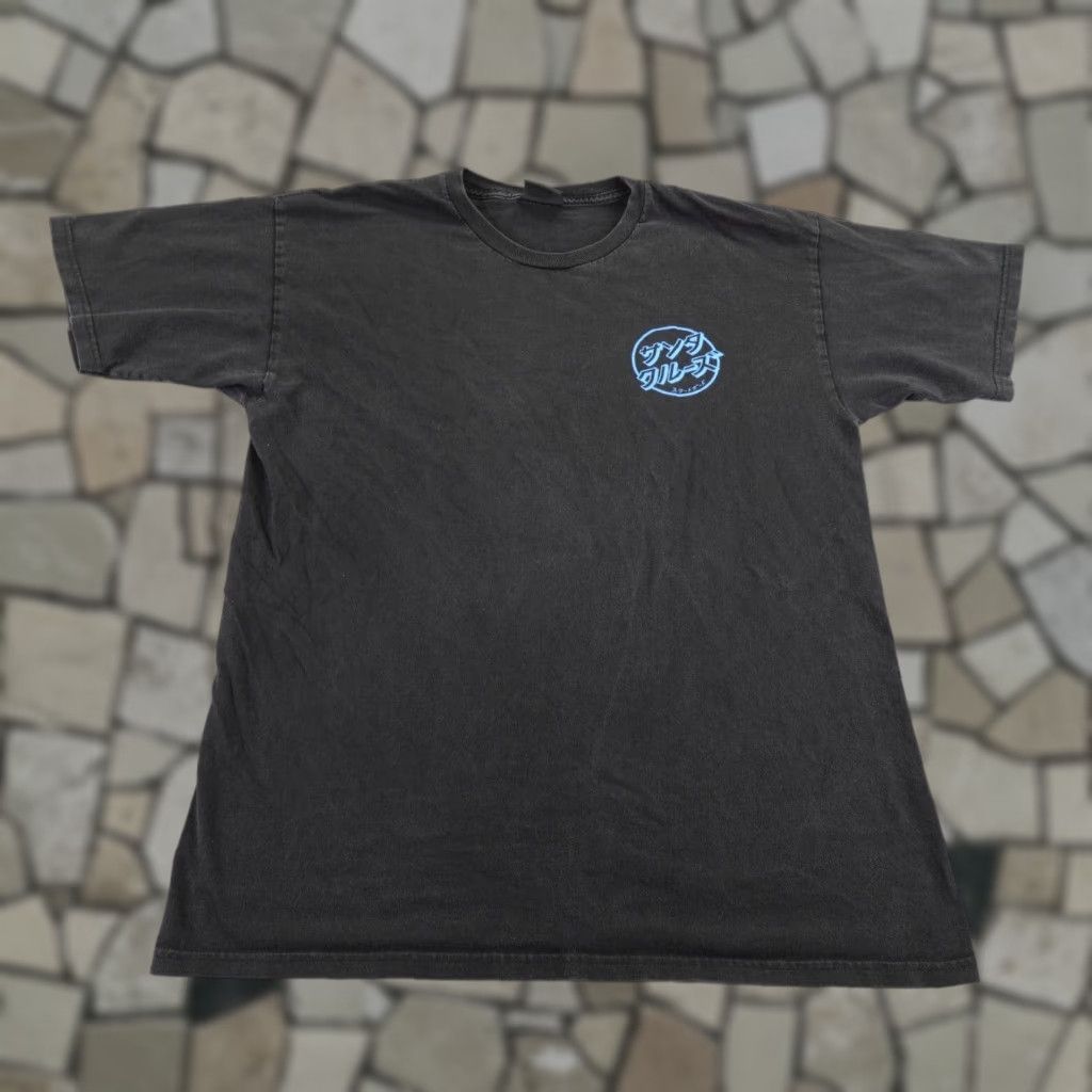 Vintage VINTAGE Santa Cruz Shirt Mens Medium Blue Graphic Print Crew Neck T-Shirt Beach Outdoor 90s Mens M Blue Santa Cruz Logo Regular Fit Size US M / EU 48-50 / 2 - 1 Thumbnail