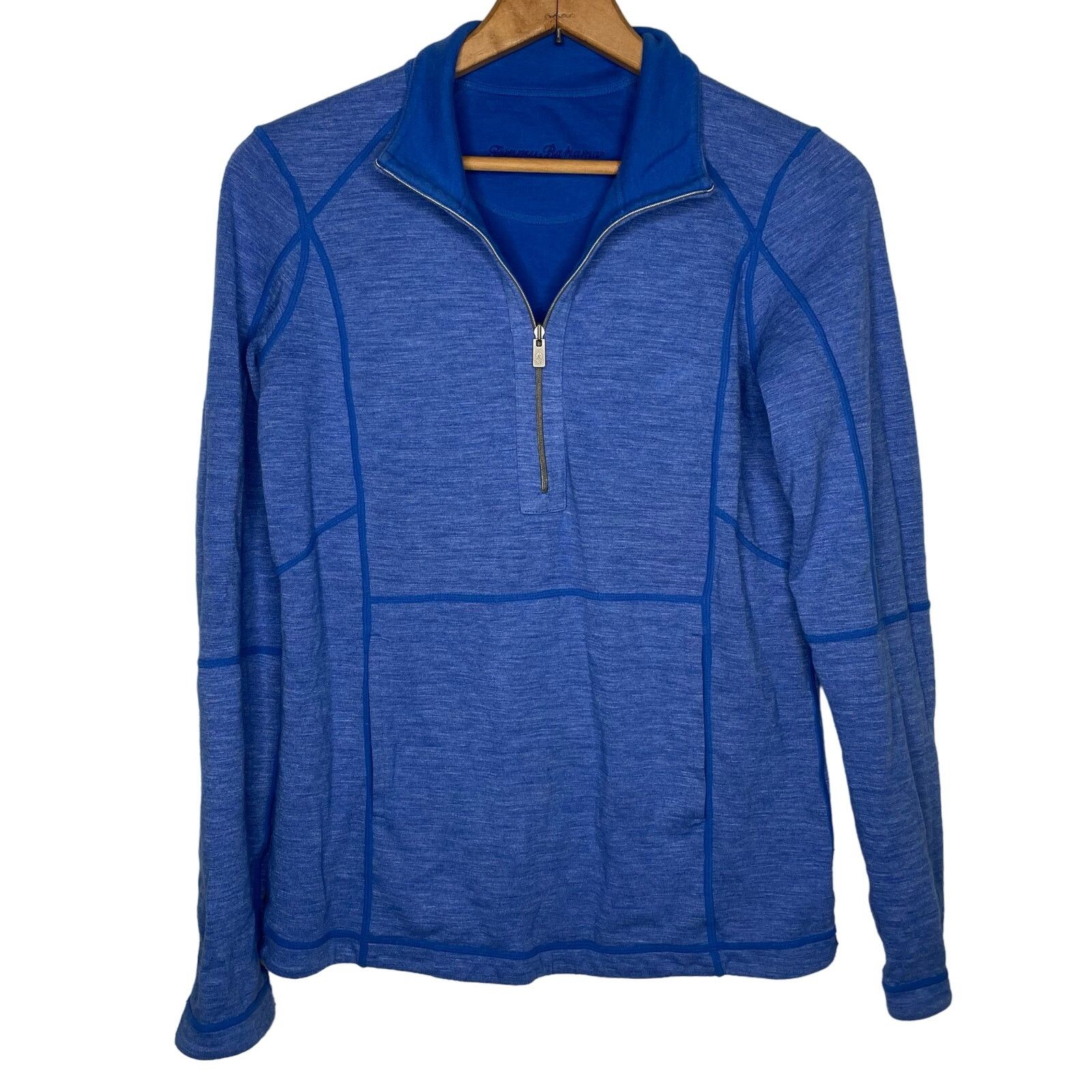 Tommy Bahama Tommy Bahama Reversible Long Sleeve Half Zip Pullover Size S / US 4 / IT 40 - 1 Thumbnail