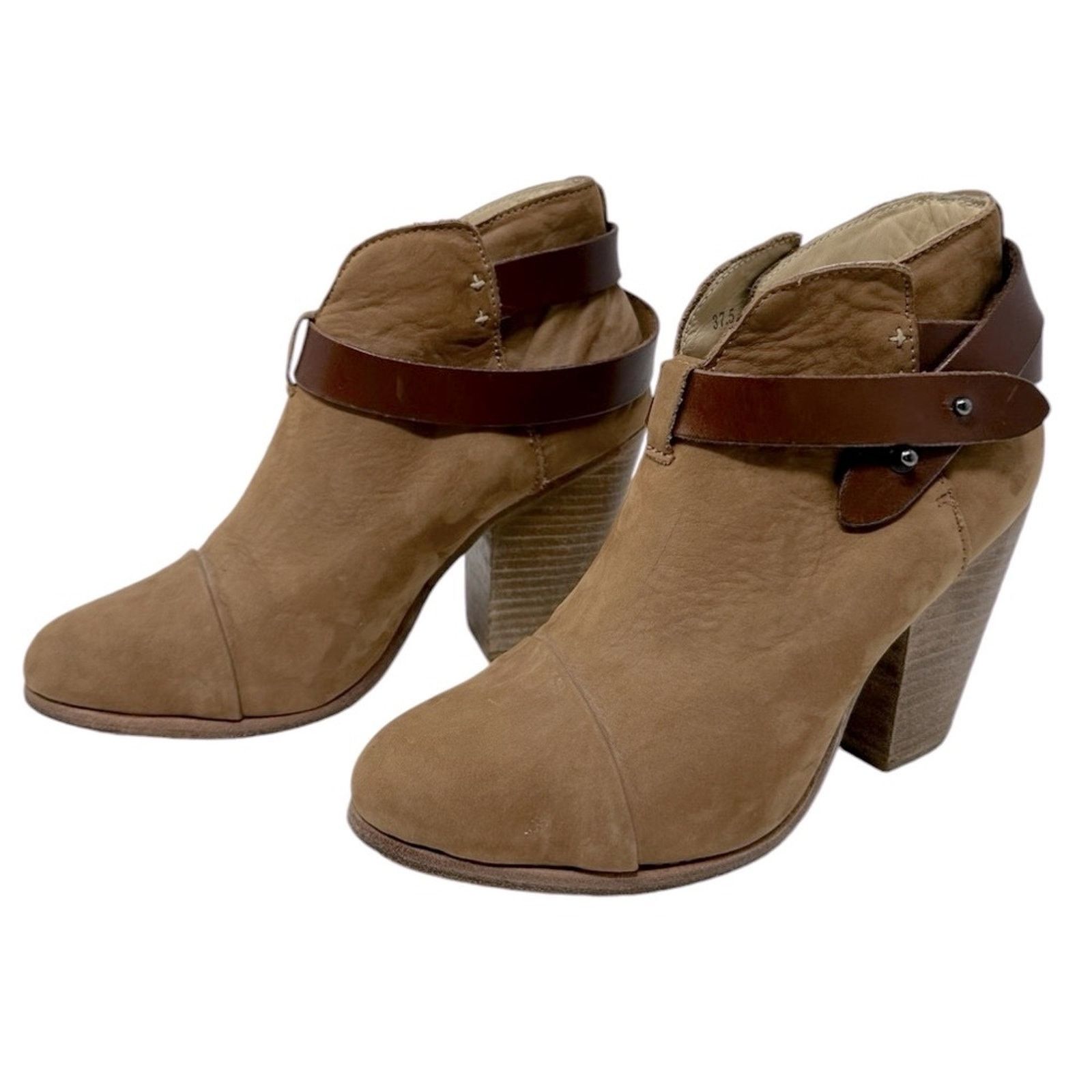 Rag & Bone Rag & Bone Harrow Bootie in Camel Size 37.5 Two Tone Boho Size US 7 / IT 37 - 8 Thumbnail