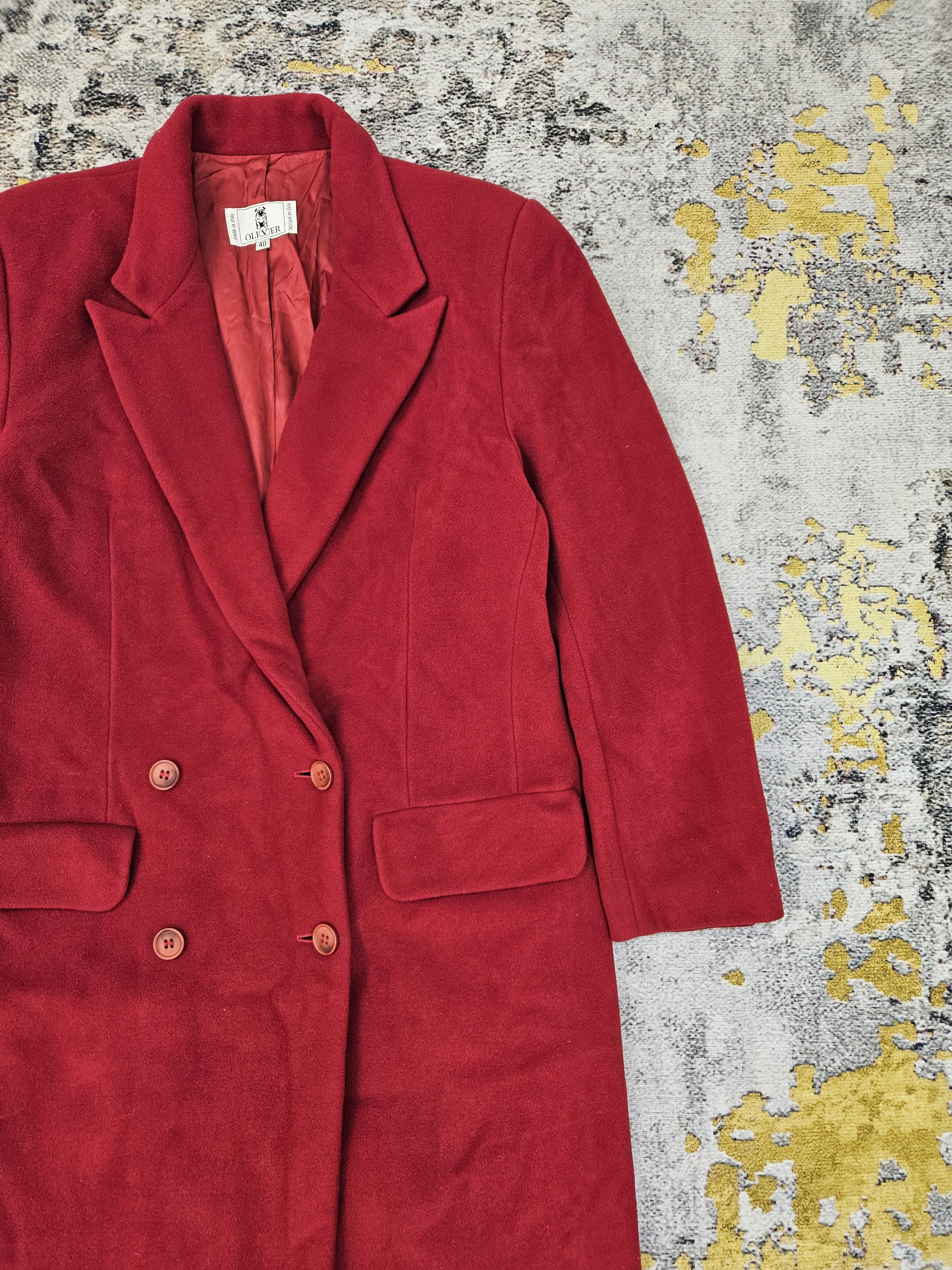 Valentino Oliver Valentino Made in Italy Long Wool Coat - Luxury Wear Size S / US 4 / IT 40 - 8 Thumbnail