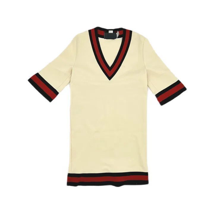 Gucci Gucci Colorblock V-Neck Short Sleeve Dress-2507 Size S / US 4 / IT 40 - 8 Thumbnail