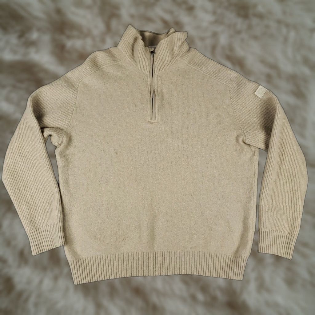 Paul & Shark VINTAGE Paul & Shark Sweater Men 2XL Wool Pullover 1/4 Zip Casual Fall Winter Size US XXL / EU 58 / 5 - 1 Thumbnail