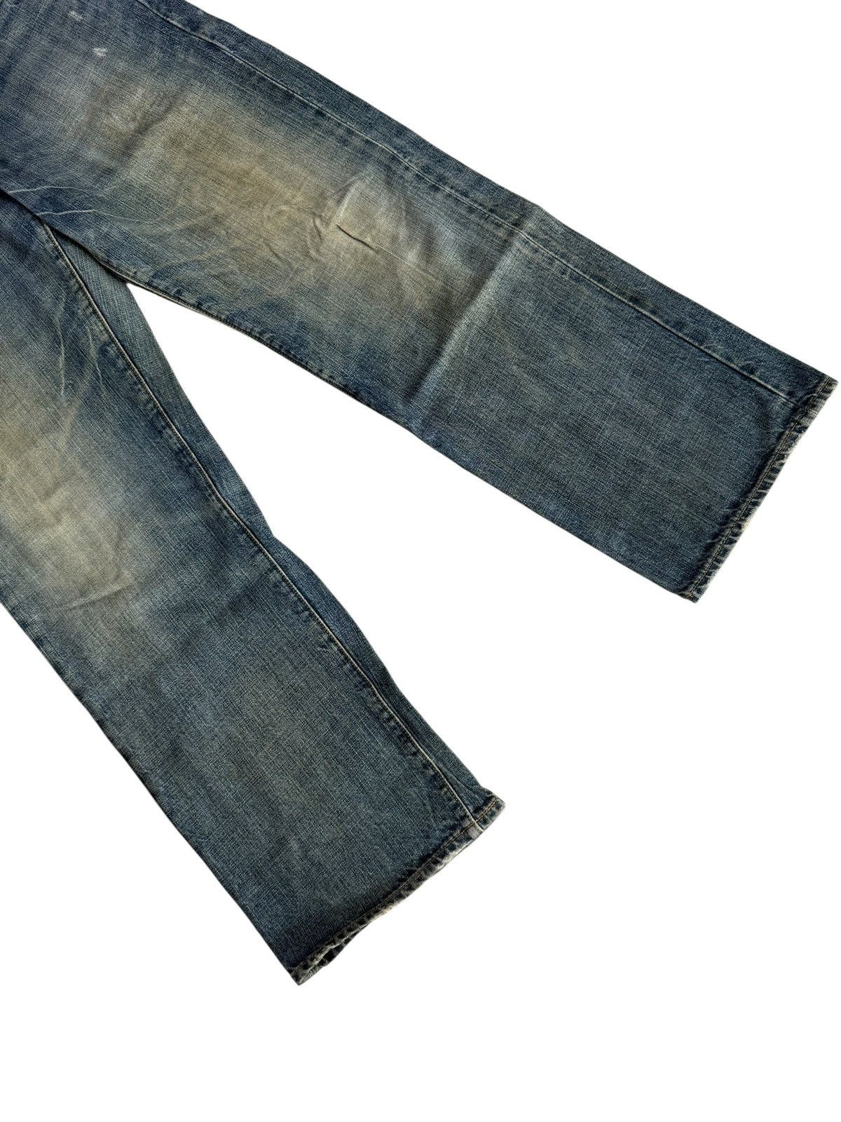 Gap Vintage Y2K Gap Baggy Distressed Nice Design Denim Jeans Size US 33 - 6 Thumbnail