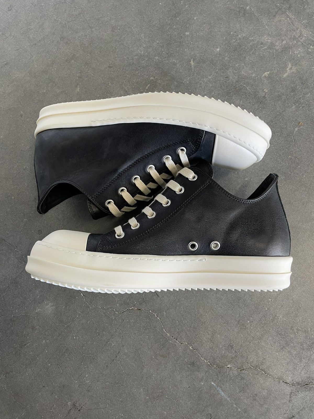 Rick Owens Rick Owen Ramones Low Size US 6 / EU 39 - 4 Thumbnail