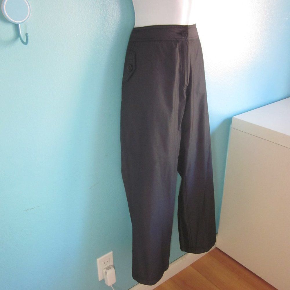 Carel Paris Gerard Darel Womens Crop Pants Size 38 (US 6) Dark Blue / G Size 27" / US 4 / IT 40 - 13 Thumbnail
