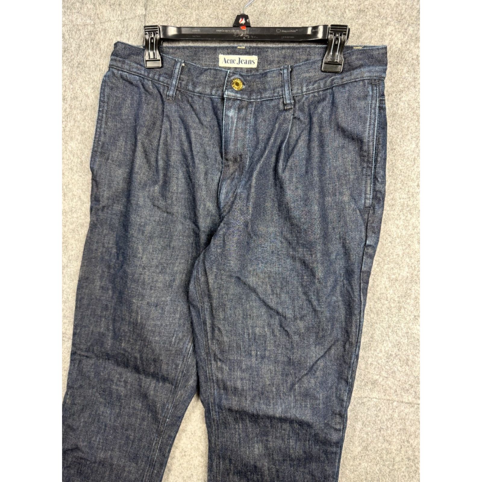 Vintage Acne Jeans Jeans Men 50 Regular 32x32 Blue SELVEDGE Straight Denim Inseam 32 Rise Mid Pockets Button Cotton Blend Cotton Solid 50 Size US 32 / EU 48 - 4 Thumbnail
