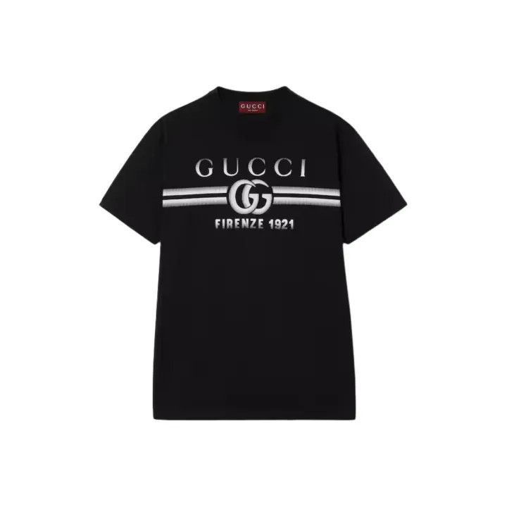 Gucci Gucci Black Lido Logo Short Sleeve T-Shirt -2506