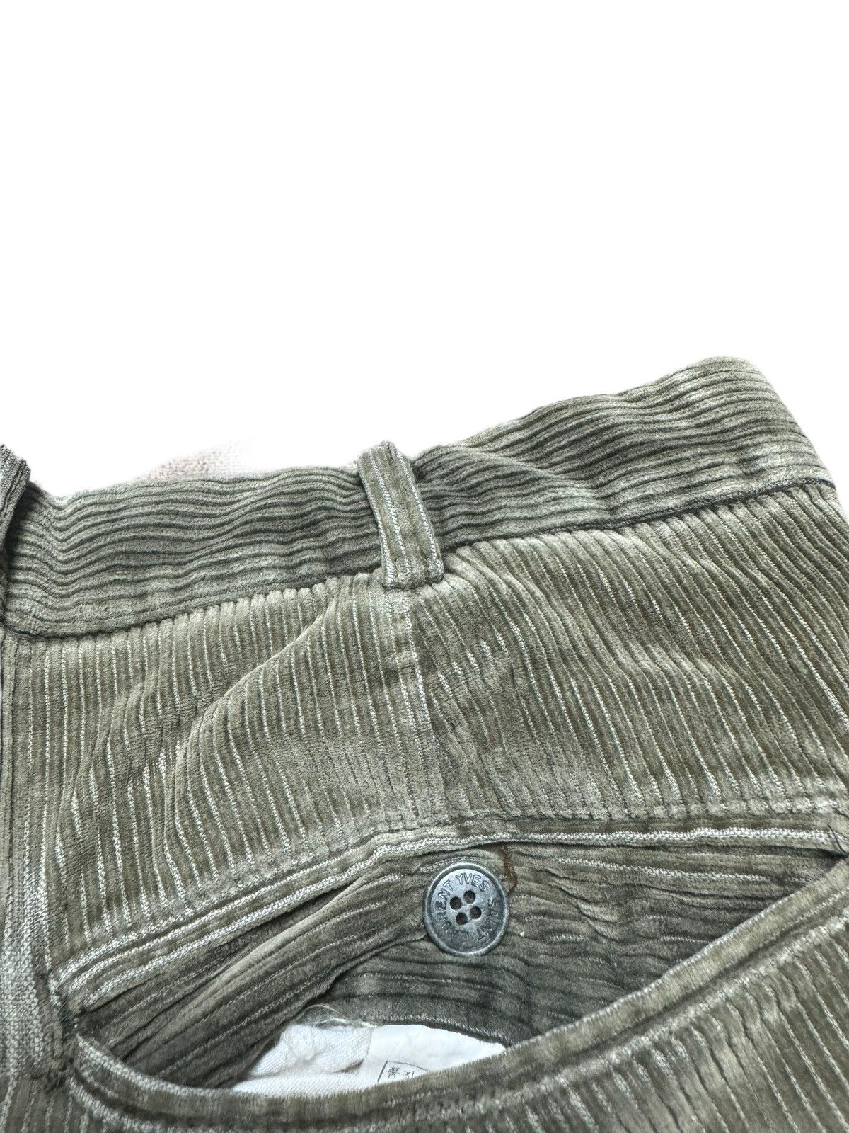 Yves Saint Laurent VINTAGE YSL YVES SAINT LAURENT CORDUROY PANT Size US 34 / EU 50 - 14 Thumbnail