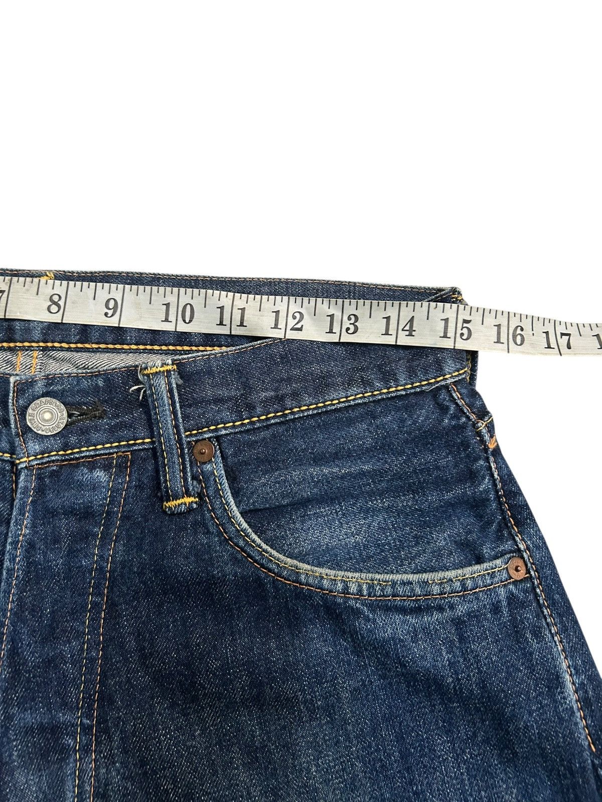 Japanese Brand × Kapital × Vintage Vintage EVISU SELVEDGE MADE IN JAPAN Denim Jeans Size US 30 / EU 46 - 14 Thumbnail