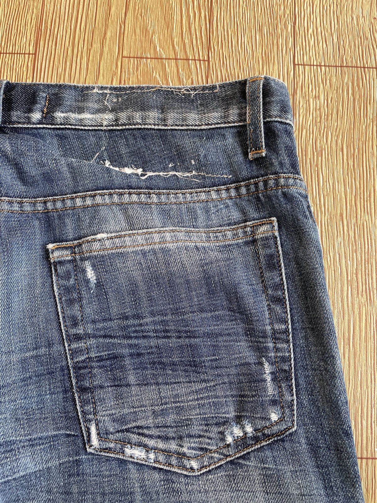 Just Cavalli Rare Design Vintage Brand Just Cavalli Ripped Jeans 2000s Size US 31 - 8 Thumbnail