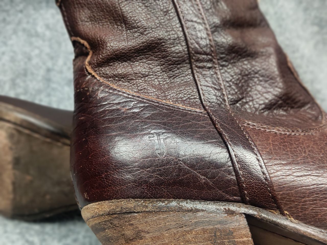 Frye Frye Design Tailor Shorts Ankle Leather Brown Zip Boots Size US 10 / IT 40 - 17 Thumbnail
