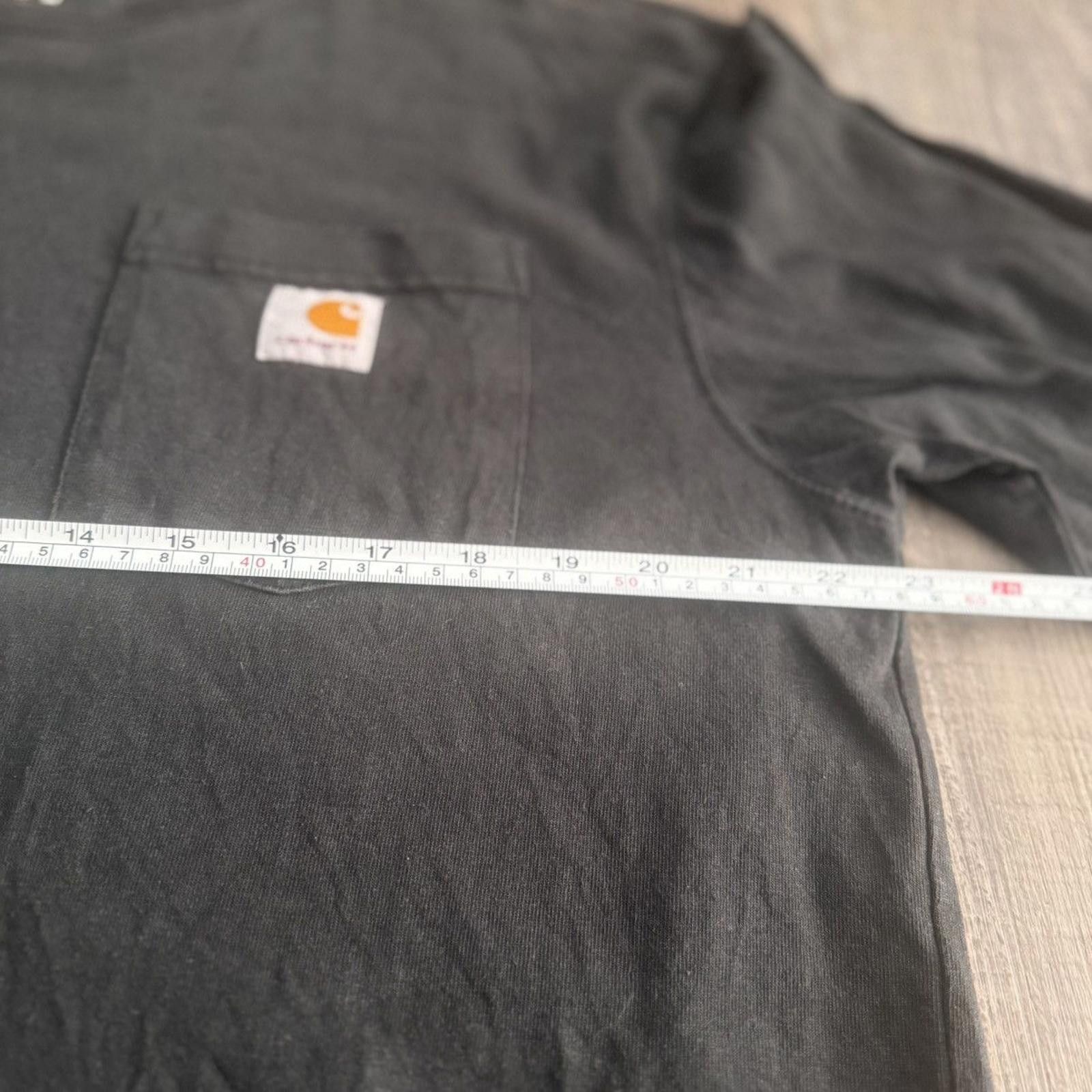 Carhartt CARHARTT • Original L/S "Black" Pocket Tee (M) Size US M / EU 48-50 / 2 - 2 Thumbnail