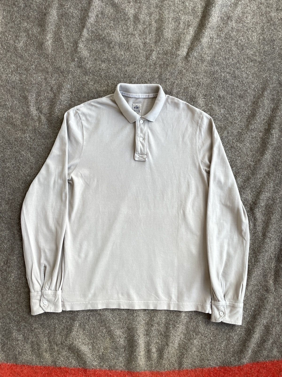 Eleventy Eleventy Polo Long Sleeve T-Shirt Size US M / EU 48-50 / 2 - 1 Thumbnail