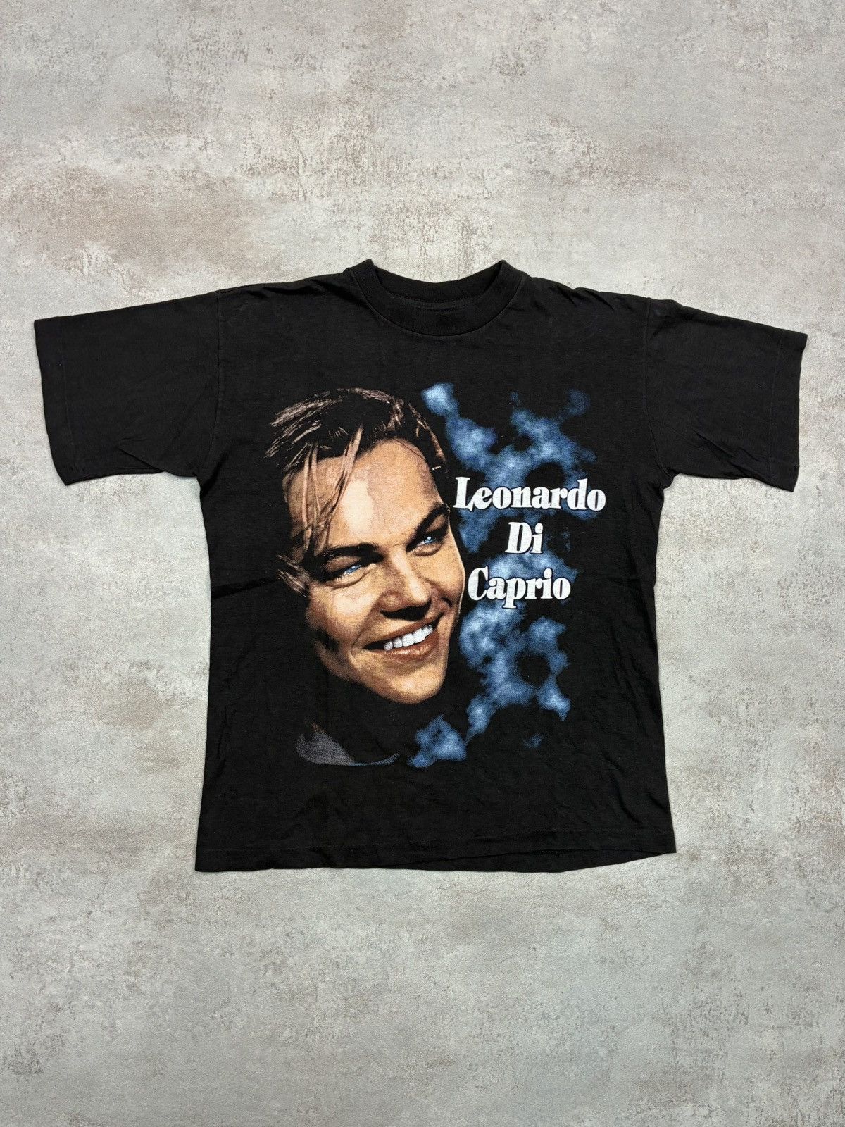 Other Vintage Leonardo DiCaprio Double Sided Black T Shirt S Size US S / EU 44-46 / 1 - 1 Thumbnail