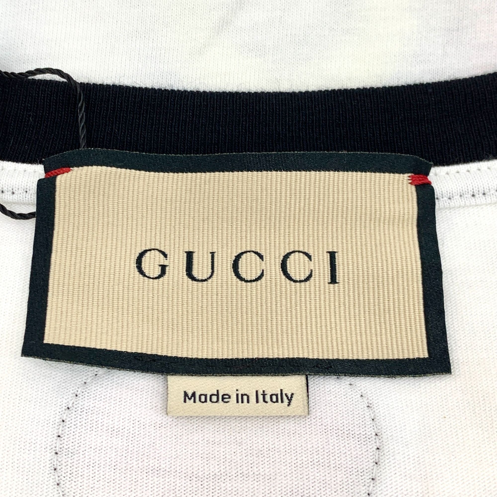 Gucci Gucci I Love You Letter Sequin Cotton T-Shirt M Short Sleeve Size M / US 6-8 / IT 42-44 - 2 Thumbnail