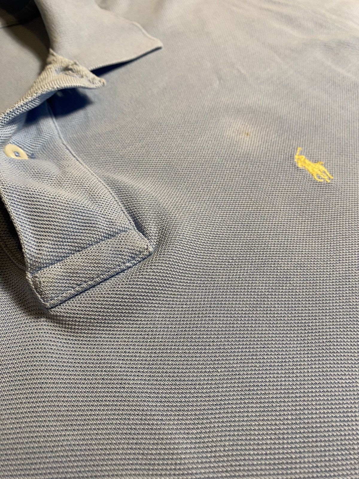 Polo Ralph Lauren × Vintage Vintage Polo Ralph Lauren Polo – Faded Blue – Size M Size US M / EU 48-50 / 2 - 6 Thumbnail