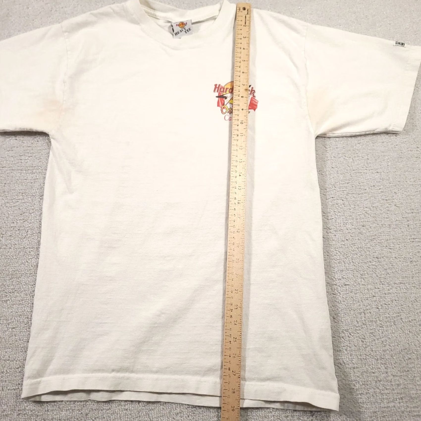 Hard Rock Cafe VINTAGE Hard Rock Cafe Shirt Mens L White 80s 90s Graphic Print Motorcycle Grunge USA Size US L / EU 52-54 / 3 - 5 Thumbnail