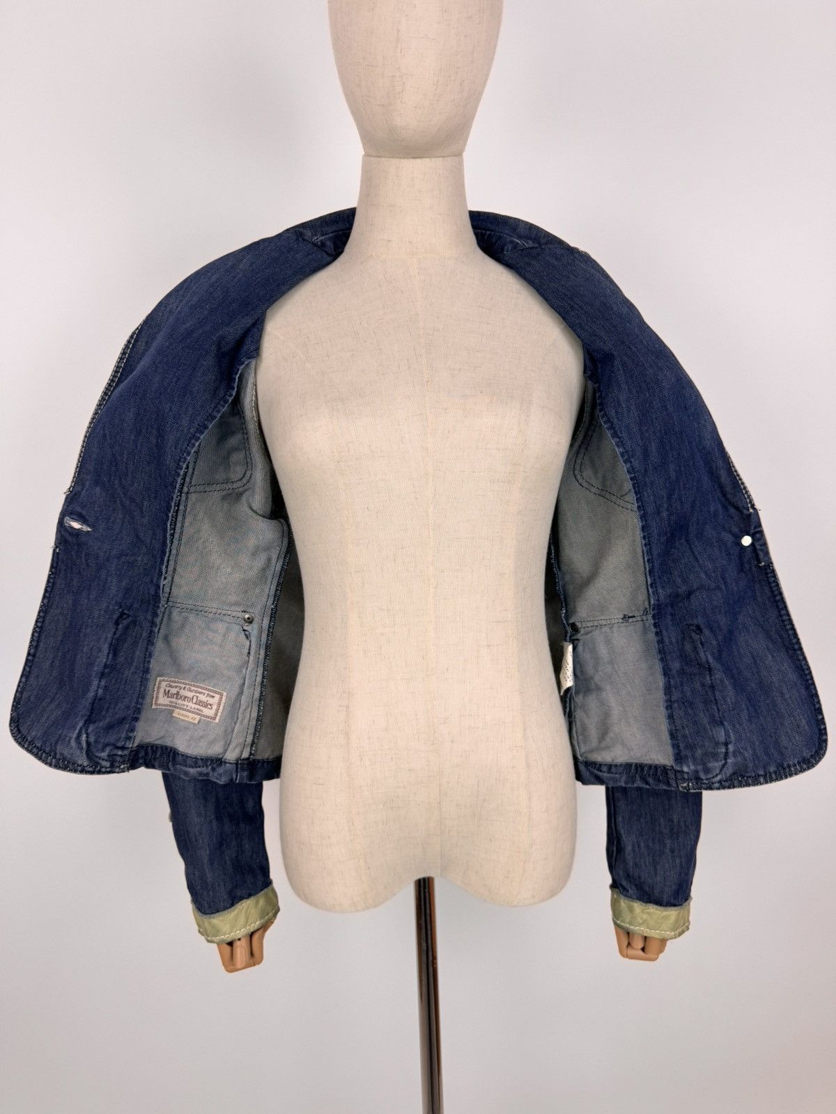 Marlboro Classics Vintage Marlboro Classics Western denim Blazer Jacket Size M / US 6-8 / IT 42-44 - 13 Thumbnail