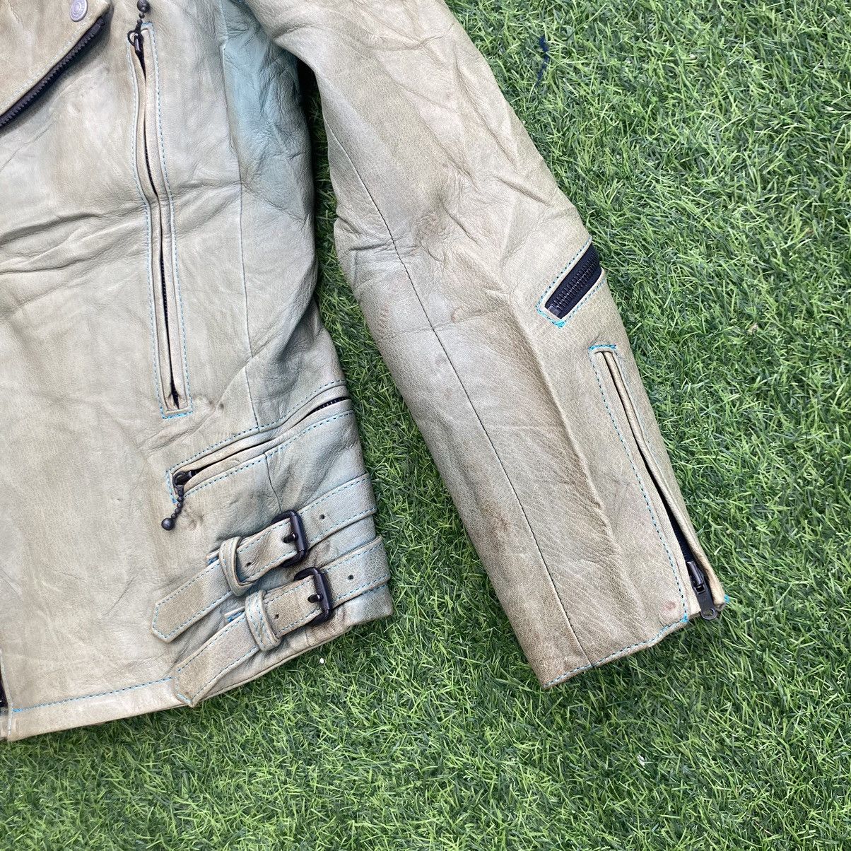 Genuine Leather × Japanese Brand DRESTRIP DEER SKIN BIKER JACKET Size US S / EU 44-46 / 1 - 7 Thumbnail