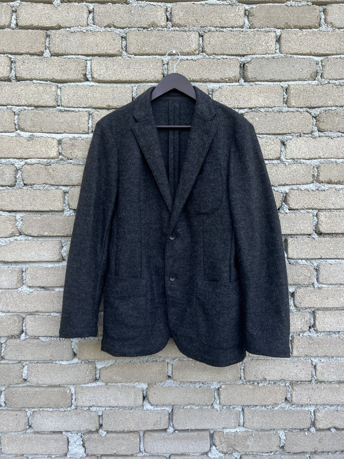 Japanese Brand Japanese Luxury Brand Wool Blazer/Jacket Size US L / EU 52-54 / 3 - 2 Thumbnail