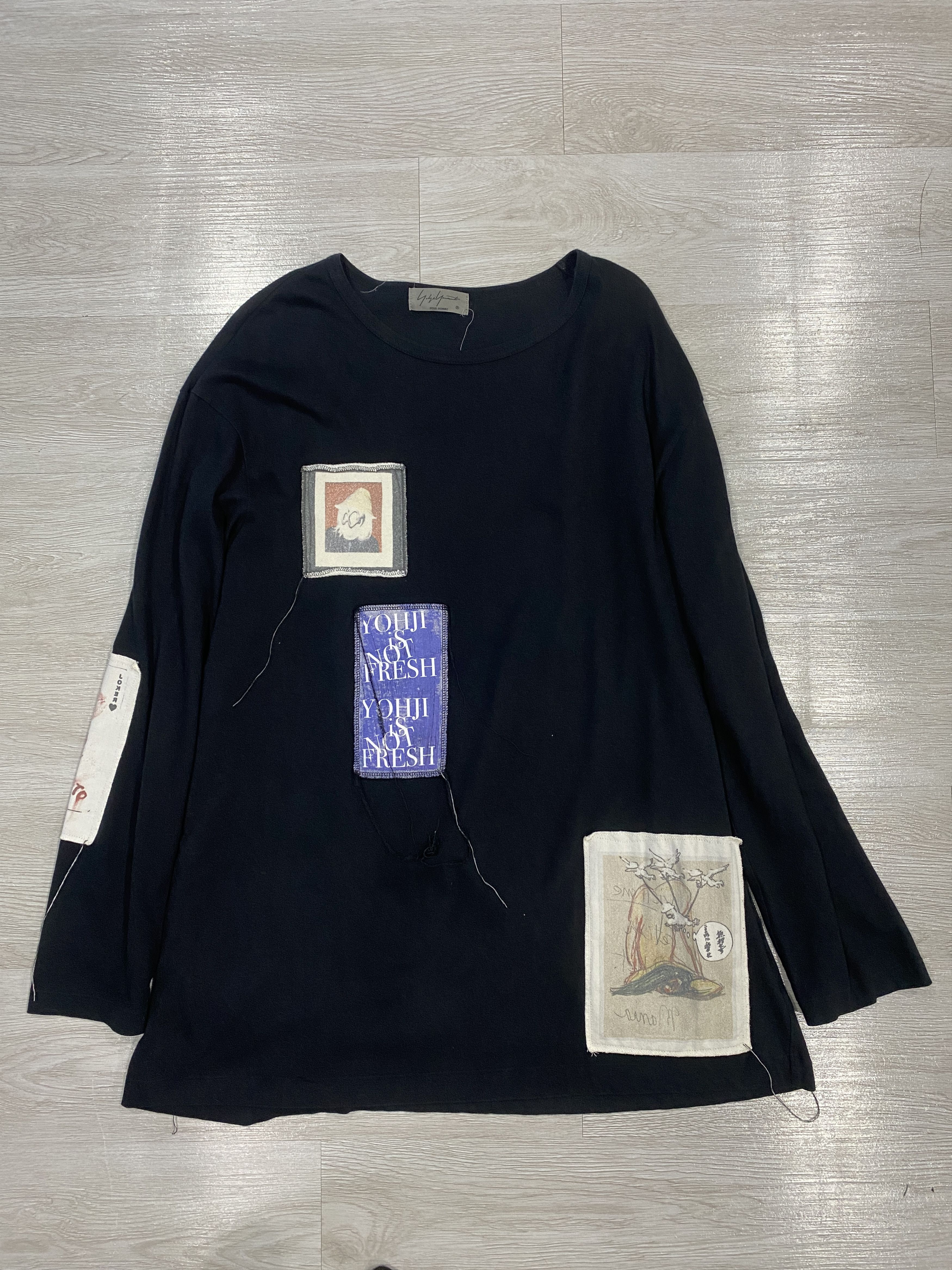 Yohji Yamamoto Yohji Yamamoto Longsleeve HH - T90 - 880 Size US S / EU 44-46 / 1 - 2 Thumbnail