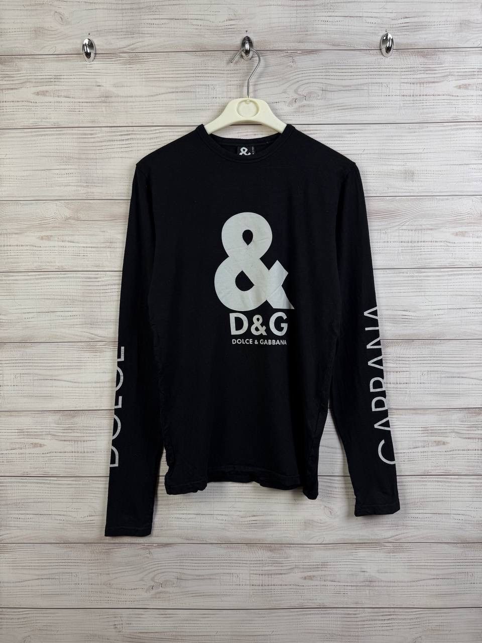 Dolce & Gabbana Dolce&Gabbana Long sleeve Big Logo Centre Y2K Size US M / EU 48-50 / 2 - 1 Thumbnail