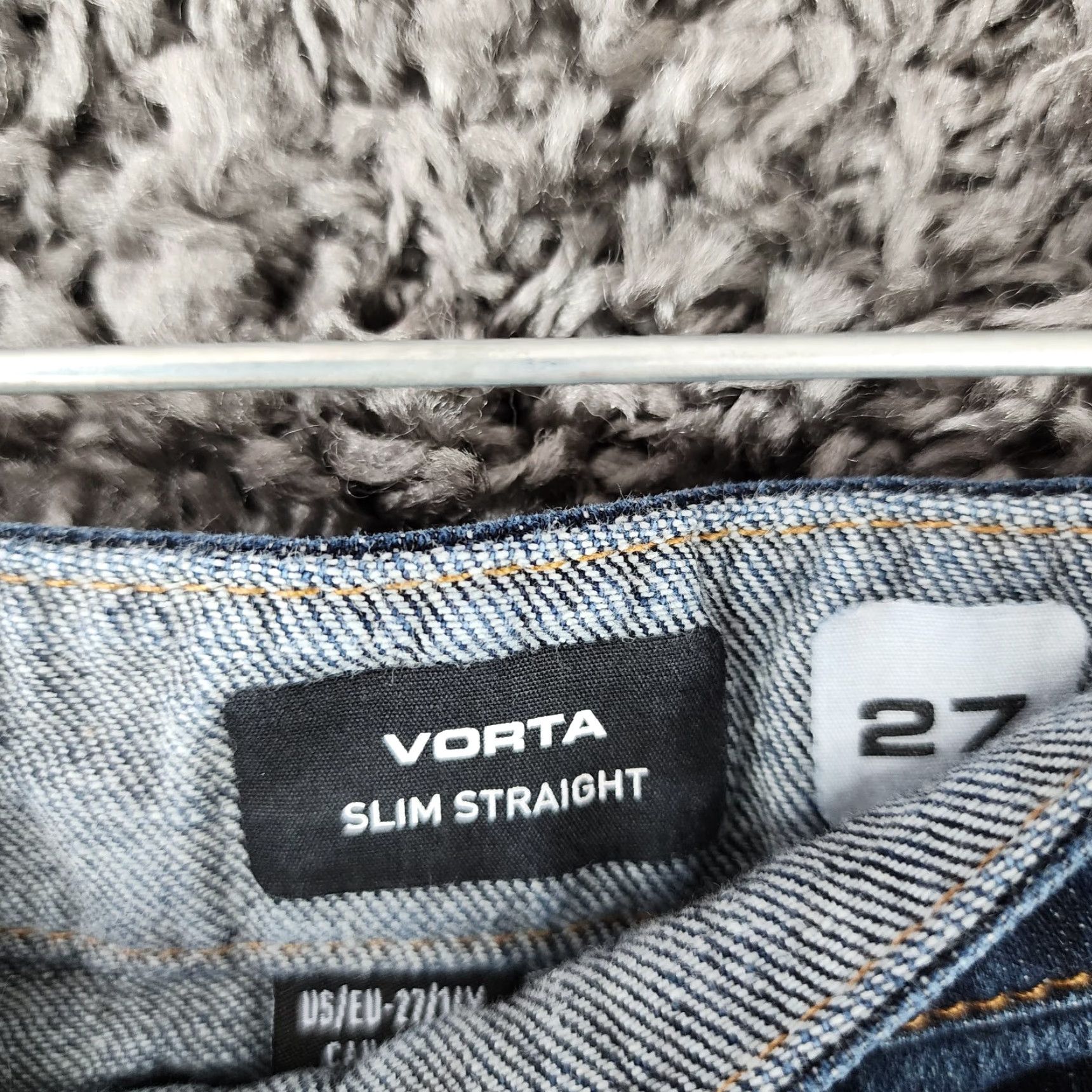 Volcom Volcom Vorta Jeans Slim Straight Men 27x27 Blue Denim Slimming Size US 27 - 3 Thumbnail