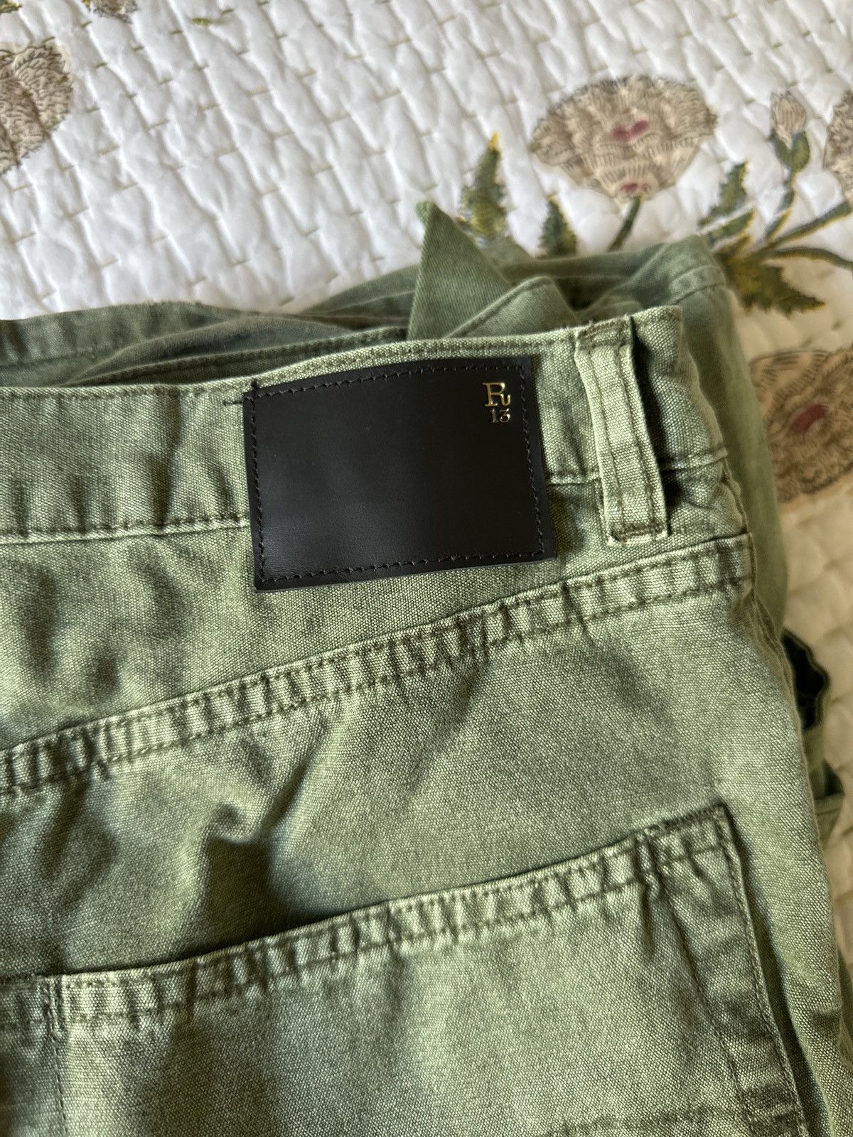 R13 R13 Utility multi-pocket wide-leg jeans Size 27" / US 4 / IT 40 - 2 Thumbnail