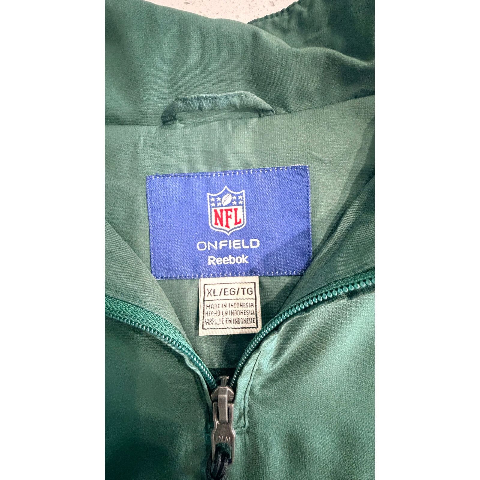 Reebok *VTG* Reebok NFL New York Jets Men's Windbreaker Size XL Size US XL / EU 56 / 4 - 2 Thumbnail
