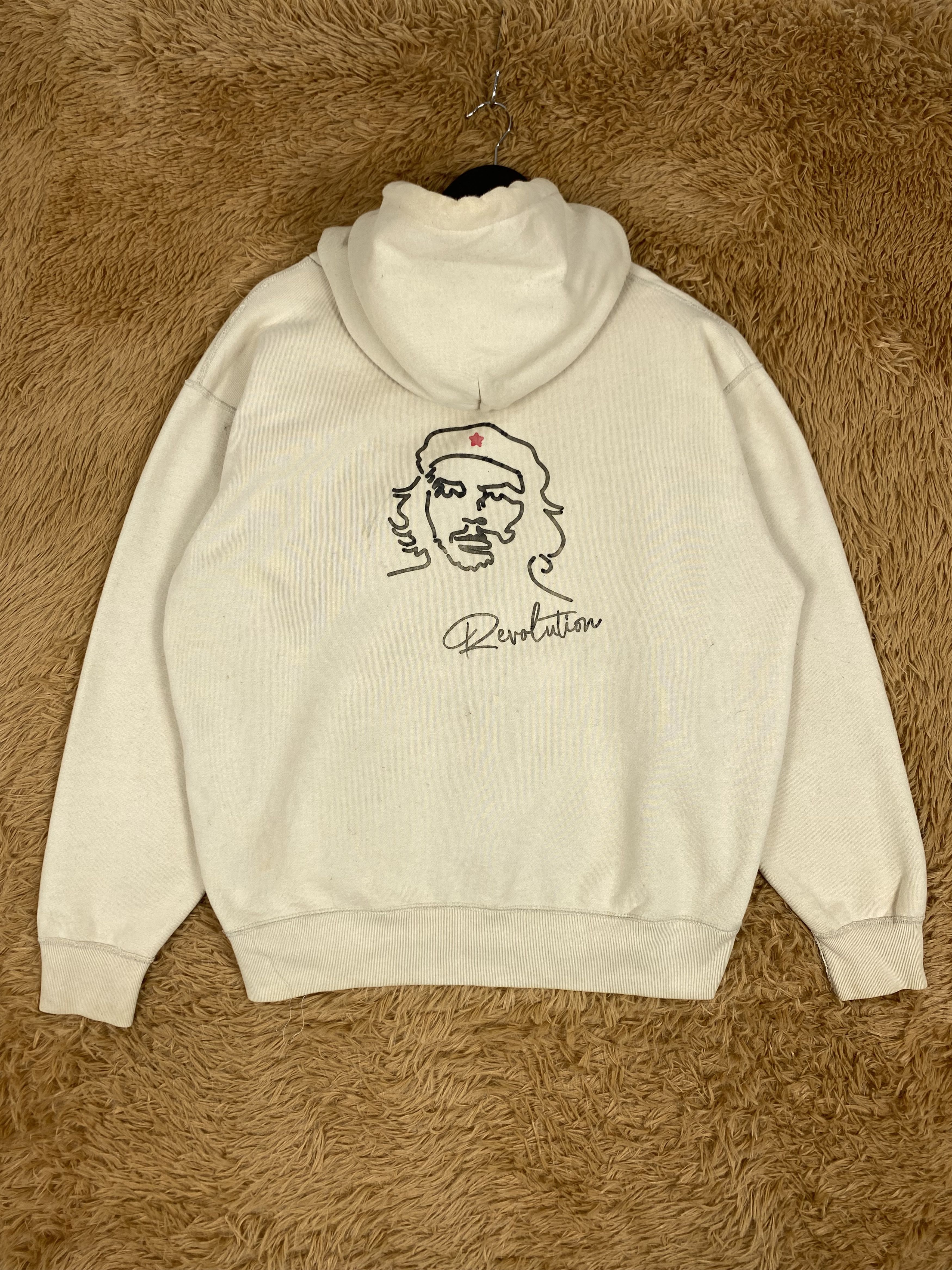 Vintage Vintage Che Guevara Revolution Hoodies PS0182 Size US L / EU 52-54 / 3 - 1 Thumbnail