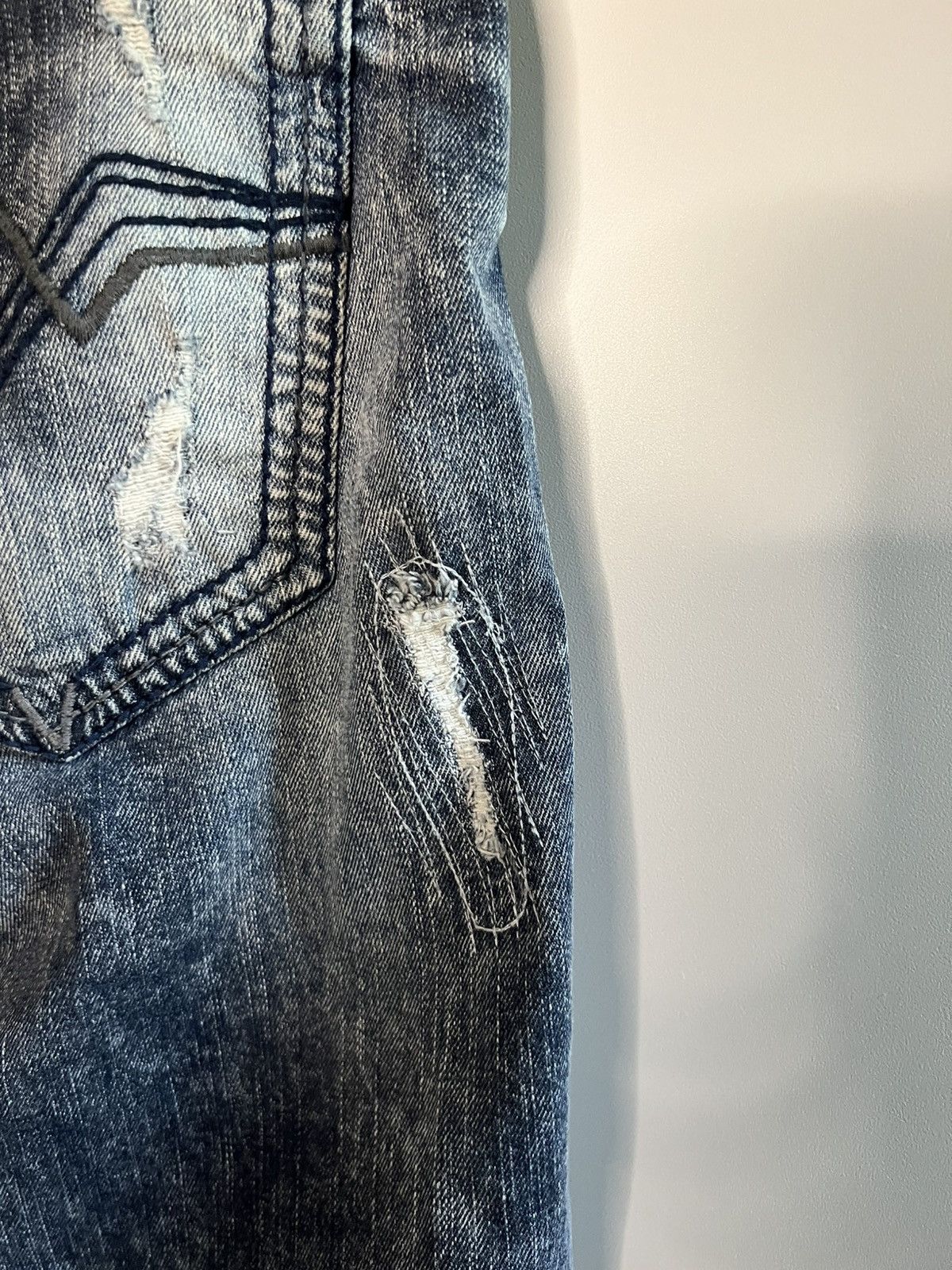 Affliction Y2K Affliction Distressed Cooper Straight Leg Jeans Size US 36 / EU 52 - 11 Thumbnail