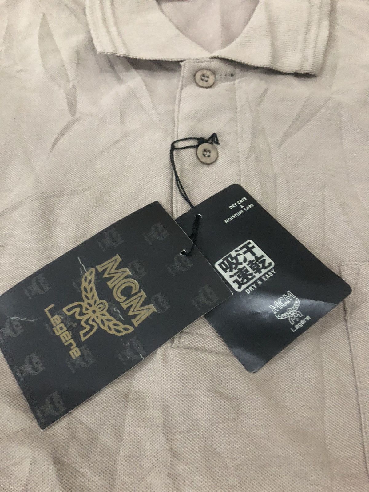 Designer × MCM MCM LEGERE GOLF LONG SHIRT POCKET TEE Size US L / EU 52-54 / 3 - 3 Thumbnail