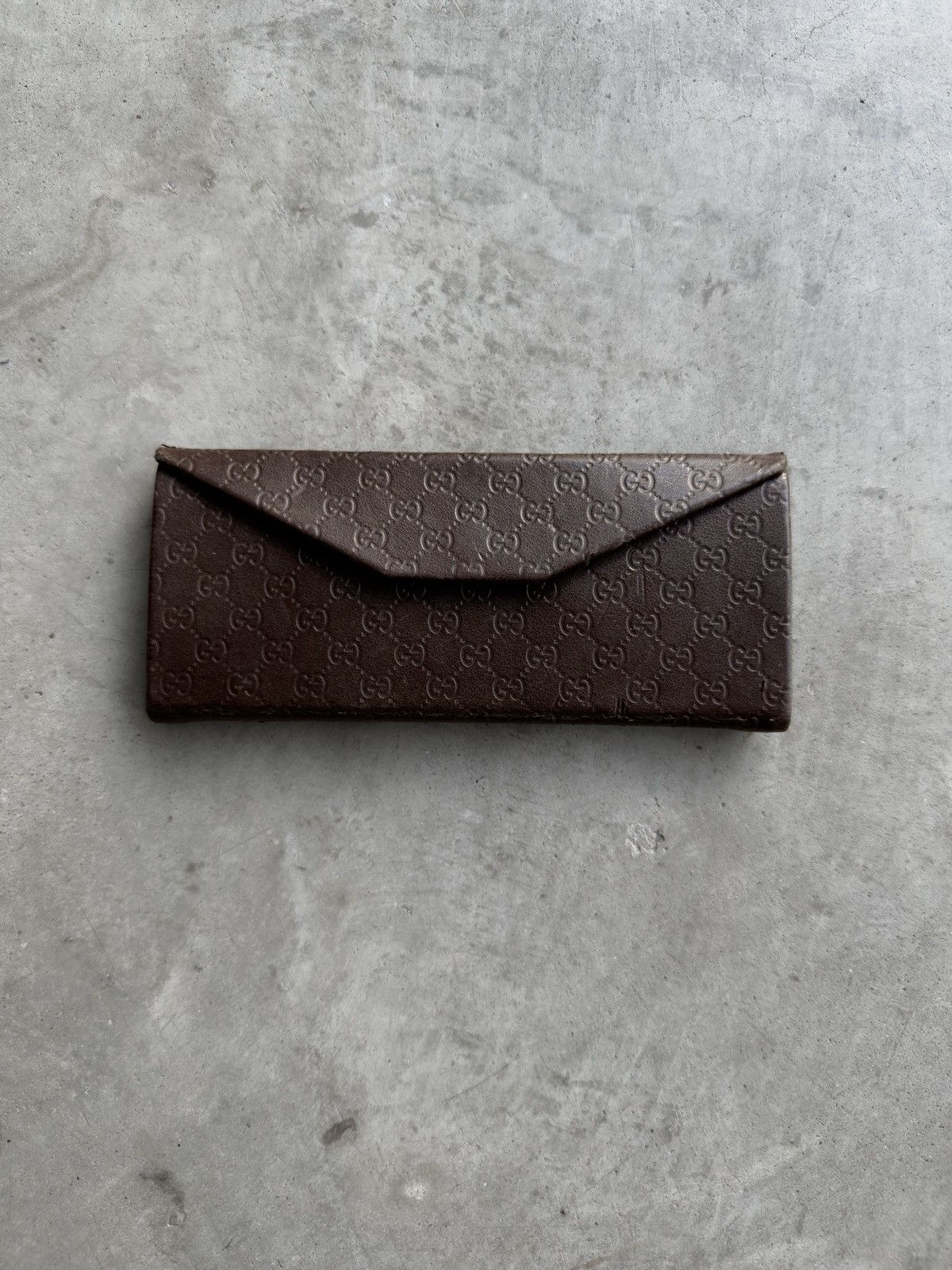Gucci Gucci Collapsible Glasses Case GG Logo Trifold Triangular Size ONE SIZE - 3 Thumbnail