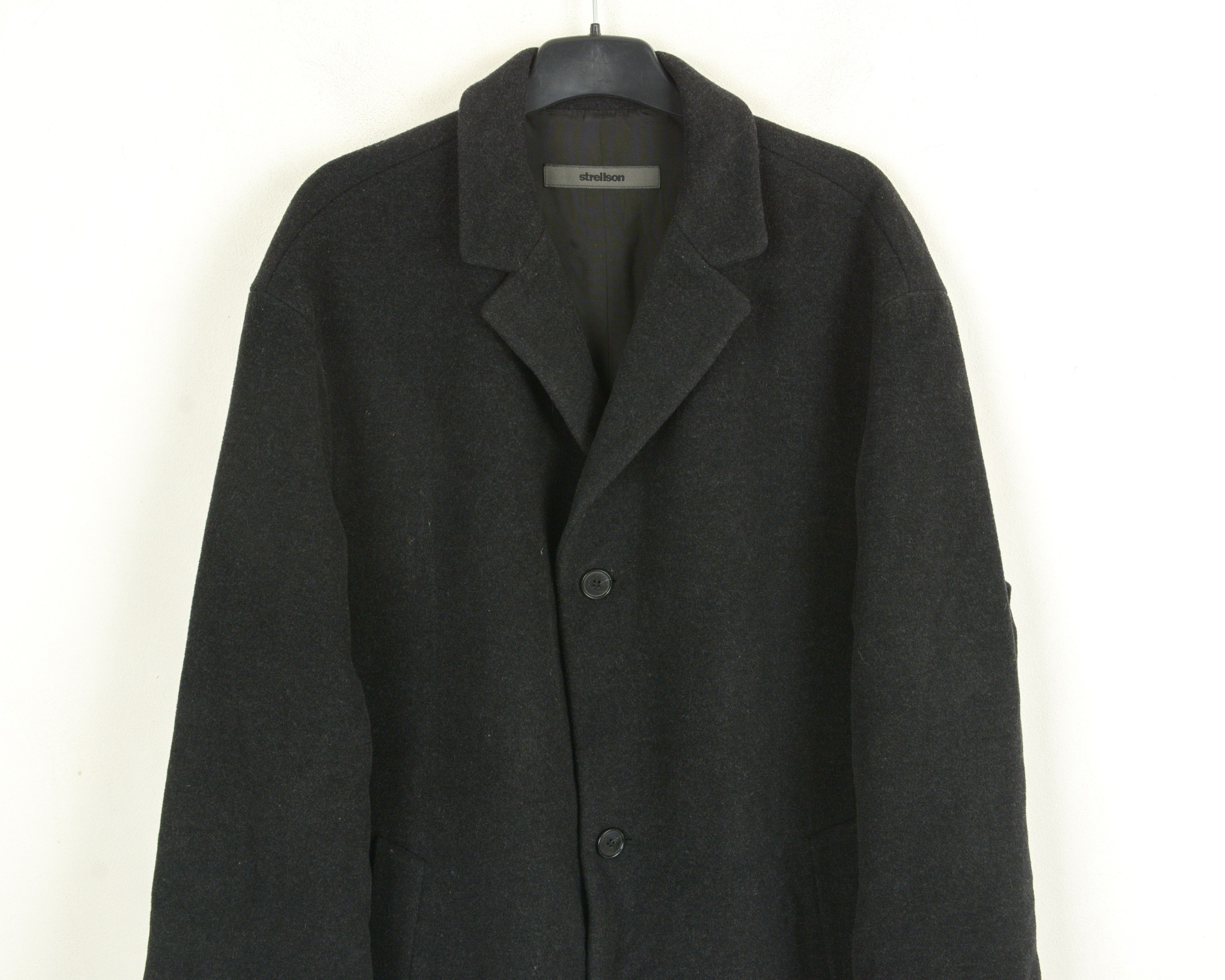 Strellson Stone Wool Over Car UK 44 US Coat Jacket Warm EU 54 Size US XL / EU 56 / 4 - 2 Thumbnail