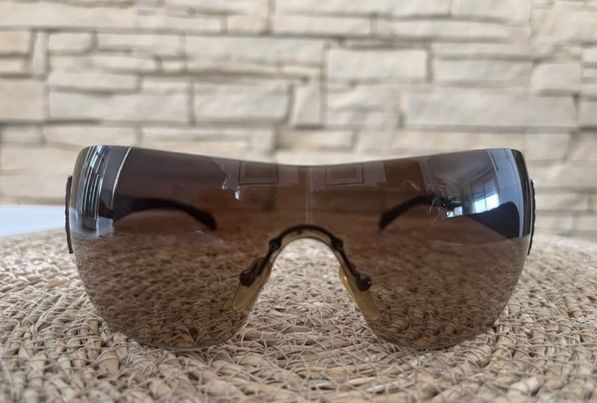 Prada × Vintage Vintage Prada sunglasses SPS 60I rhinestones Size ONE SIZE - 4 Thumbnail