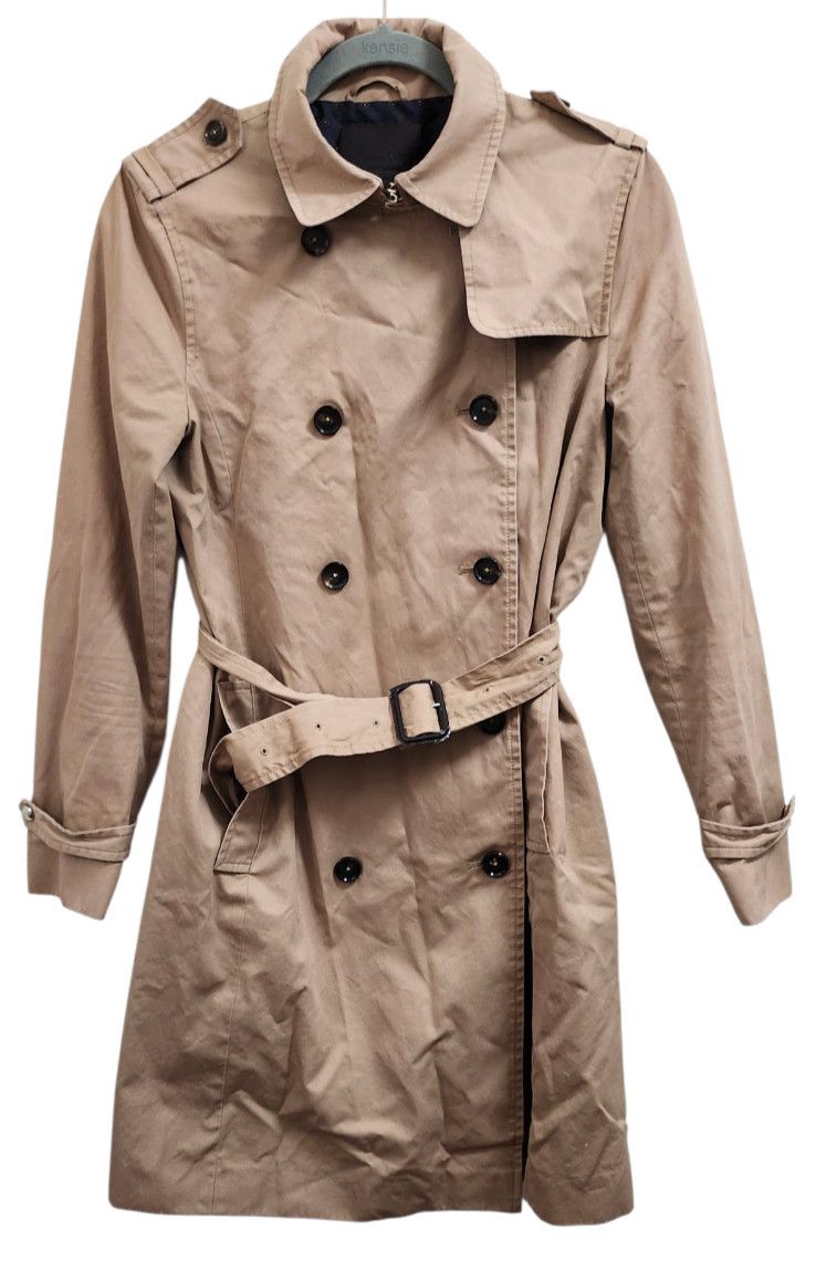 Massimo Dutti Massimo Dutti Women’s Trench Coat With Belt Brown Size M Size M / US 6-8 / IT 42-44 - 2 Thumbnail