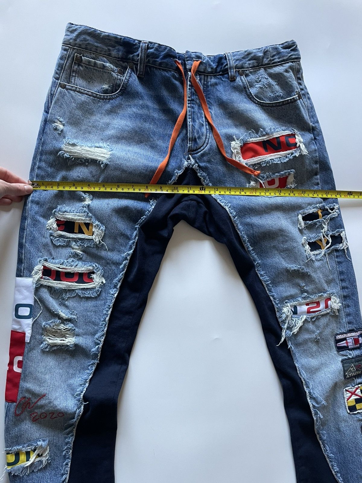 Greg Lauren × Paul & Shark Grag Lauren Paul Shark pants jeans Size US 34 / EU 50 - 15 Thumbnail