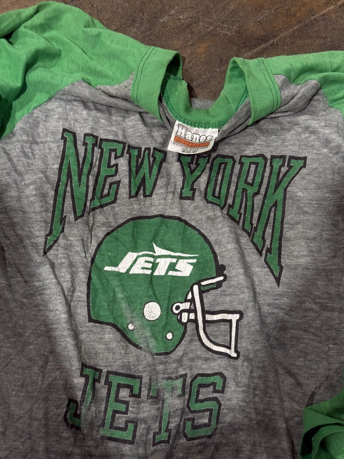 Vintage 80s vintage New York jets t shirt Size US M / EU 48-50 / 2 - 2 Thumbnail