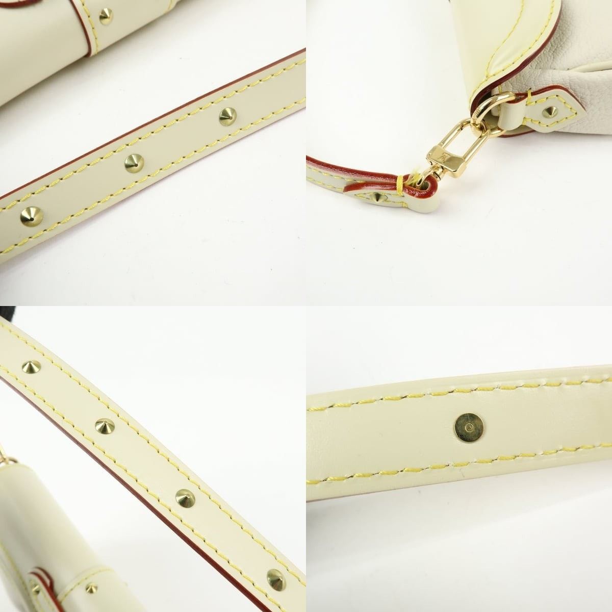 Louis Vuitton Louis Vuitton Suhali Le Precieux Leather Shoulder Bag Cream Size ONE SIZE - 4 Thumbnail