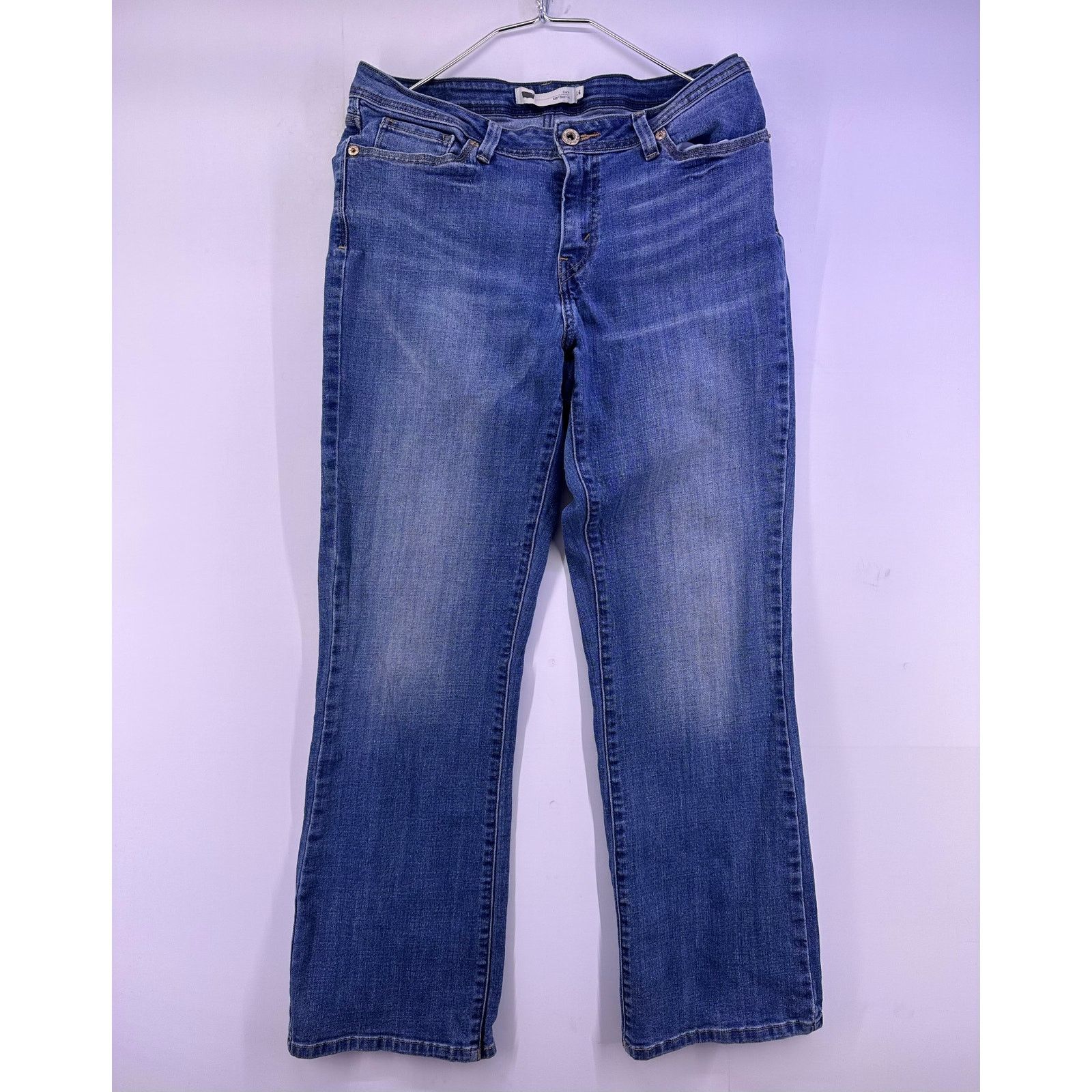 Levi's Vintage 2004 529 Levi’s Batwing Blue Jeans BootCut Size 14 Size 36" / US 14 / IT 50 - 1 Thumbnail