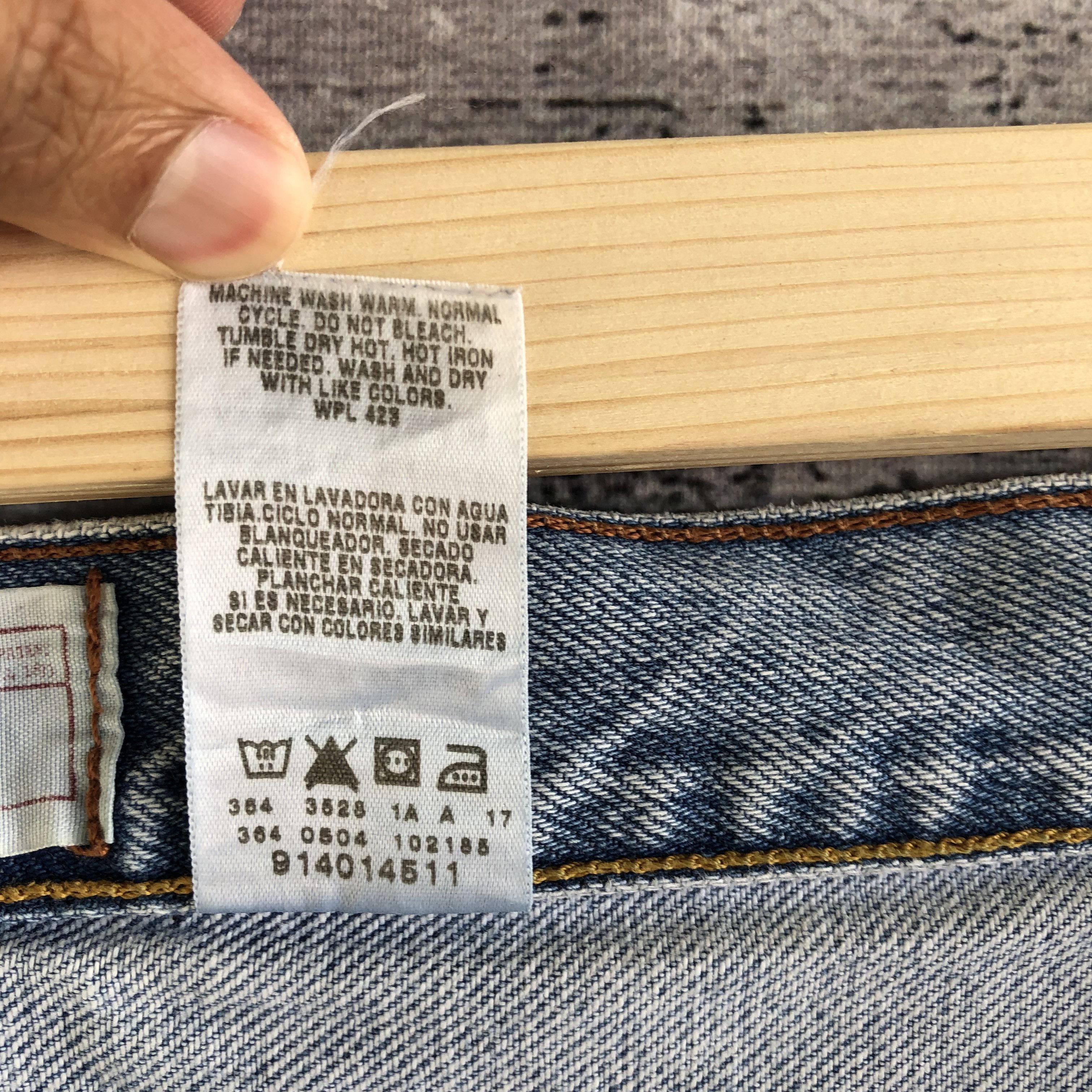 Levi's Vintage Y2K Levis Bleach Jeans Levi's Faded Light Wash Denim Size US 40 / EU 56 - 10 Thumbnail