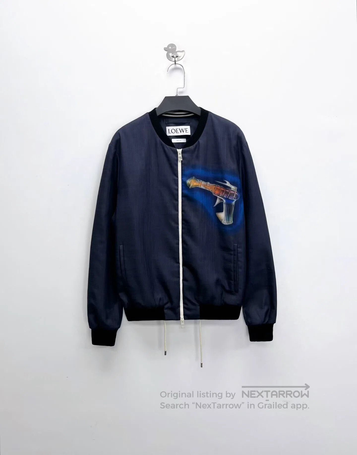 Loewe Loewe Satin Silk Flight Jacket. Size US S / EU 44-46 / 1 - 1 Thumbnail