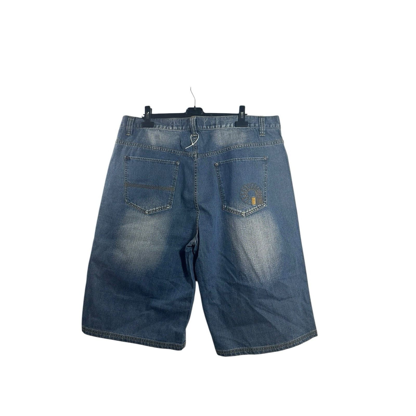 Akademiks Vintage Akademiks Jean Shorts Jorts Y2K Hip Hop Baggy Skater Size US 44 / EU 60 - 3 Thumbnail