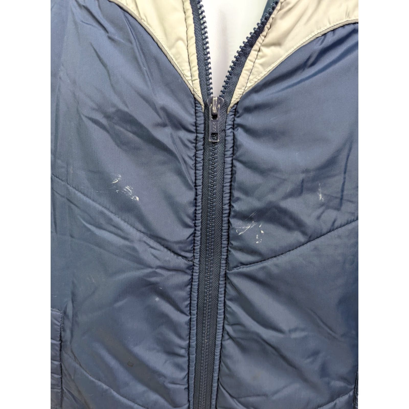 Vintage VINTAGE Blue Nylon Puffer Vest Winter Ski Jacket Men's Large 42-44 1980s / 70s Puffer Look Outdoor Vest L Blue Mens Size US L / EU 52-54 / 3 - 5 Thumbnail