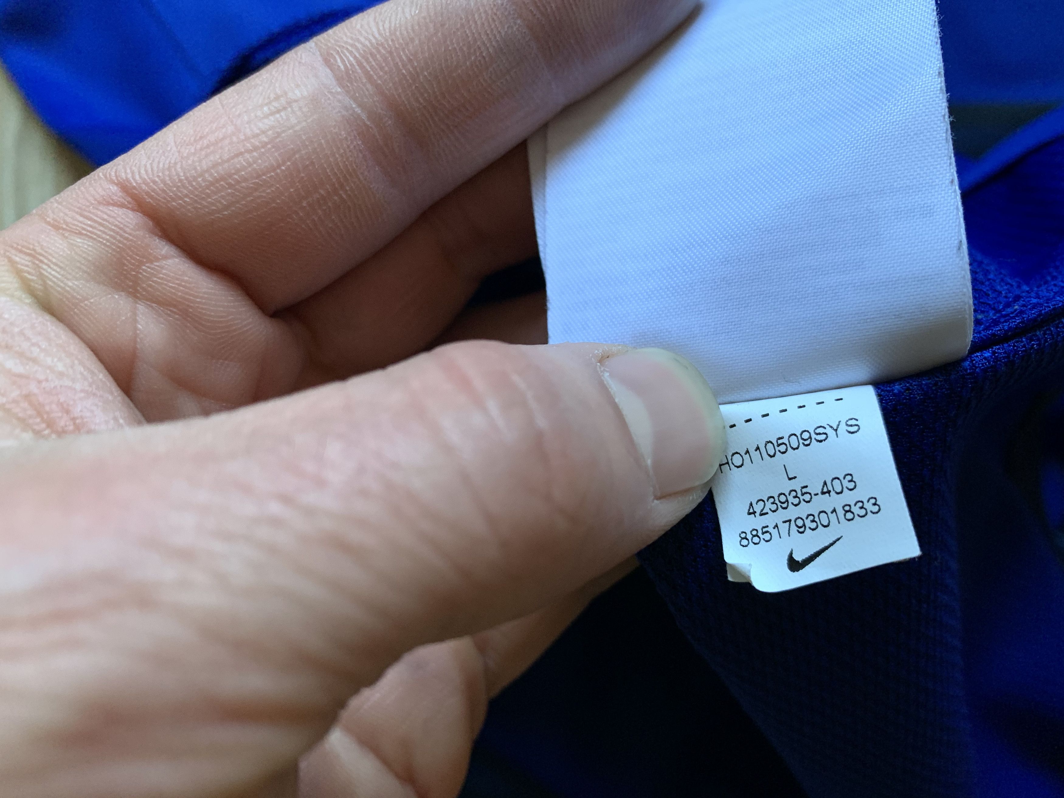 Nike × Vintage Vintage Nike Manchester United Away Football Shirt 2011-2012 Size US L / EU 52-54 / 3 - 11 Thumbnail