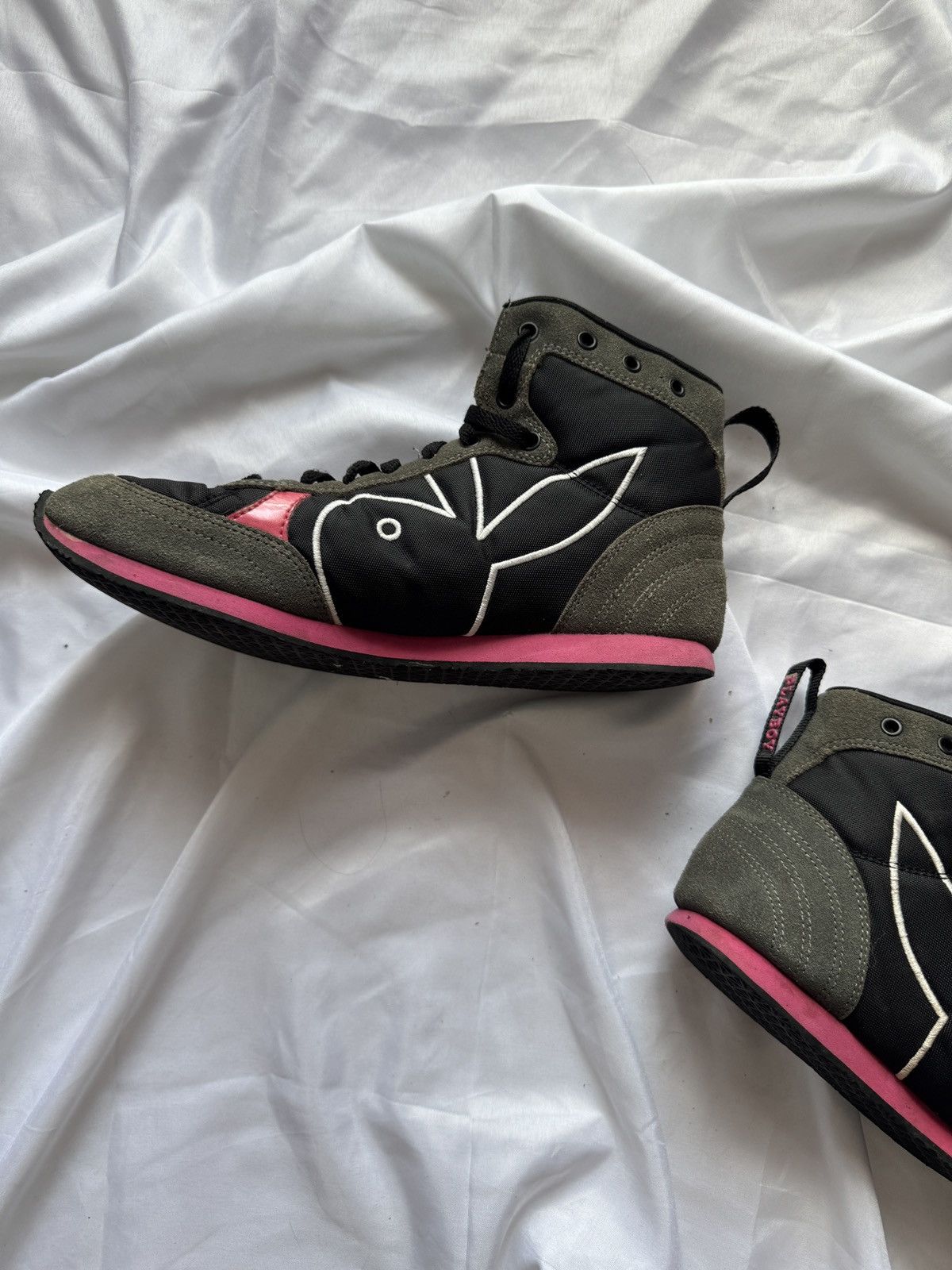 Hysteric Glamour Playboy Vintage Y2K Glamour Hi Top Sneakers Size US 9 / EU 42 - 7 Thumbnail