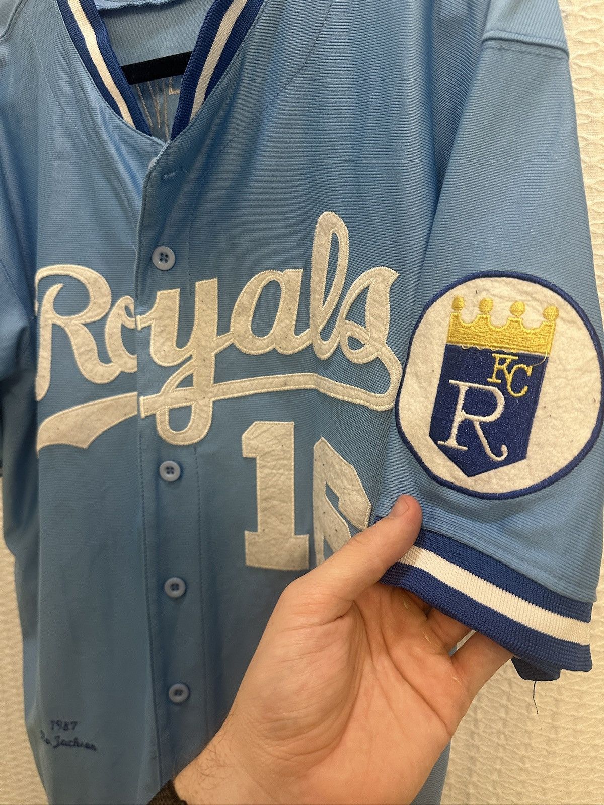 Mitchell & Ness Bo Jackson Royals Mitchell & Ness Jersey Size US L / EU 52-54 / 3 - 2 Thumbnail