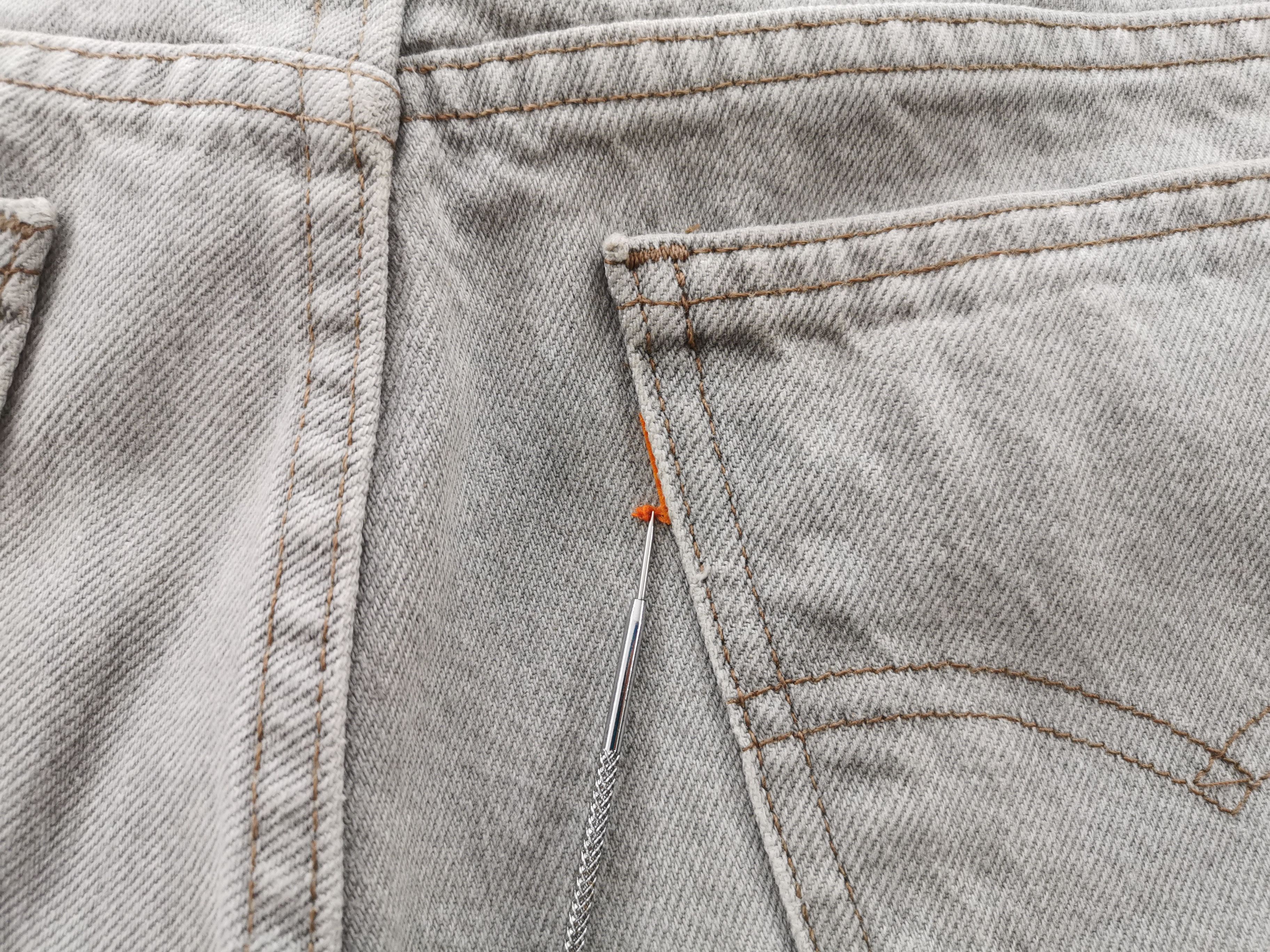 Levi's Distressed Vintage 90's Levis 517 Orange Tab Made In USA Size US 33 - 6 Thumbnail